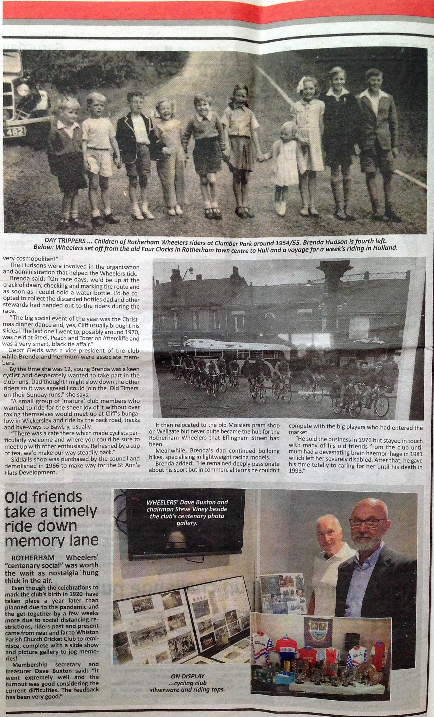 Rotherham Advertiser article - 12th August 2021